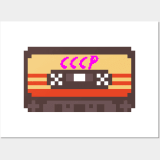 CCCP 8bit cassette Posters and Art